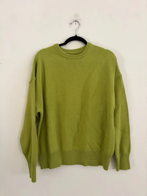 SAMPLE - CHUNKY COTTON PULLOVER - VEGGIE made by Ali Golden