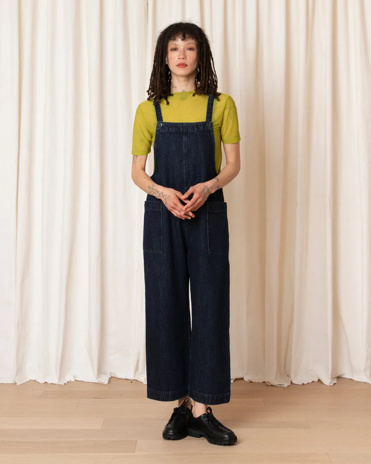OVERALL JUMPER - NEW DARK DENIM sold by Ali Golden product image thumbnail 3