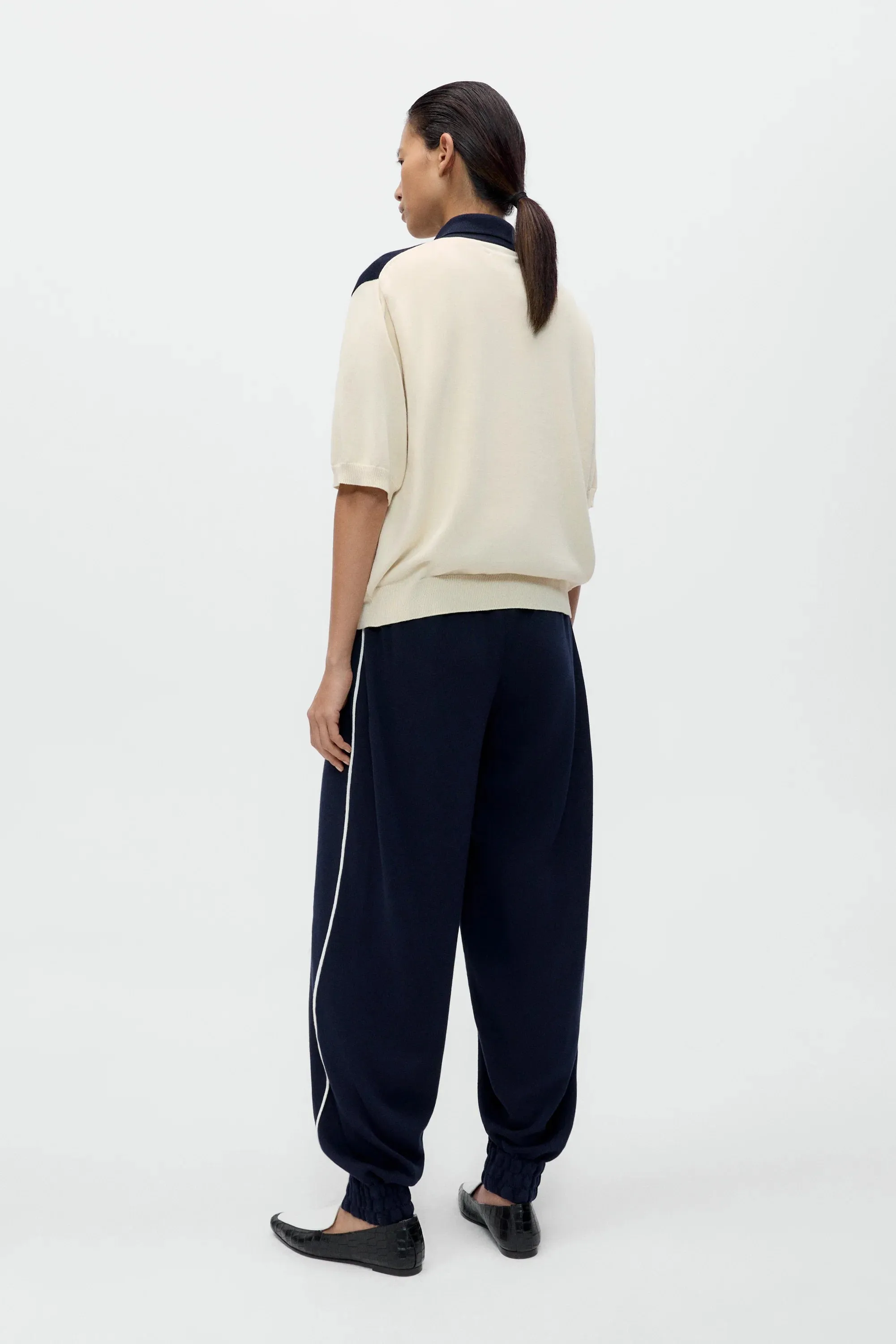 ORGANIC COTTON COLORBLOCK POLO sold by Ali Golden product image thumbnail 4