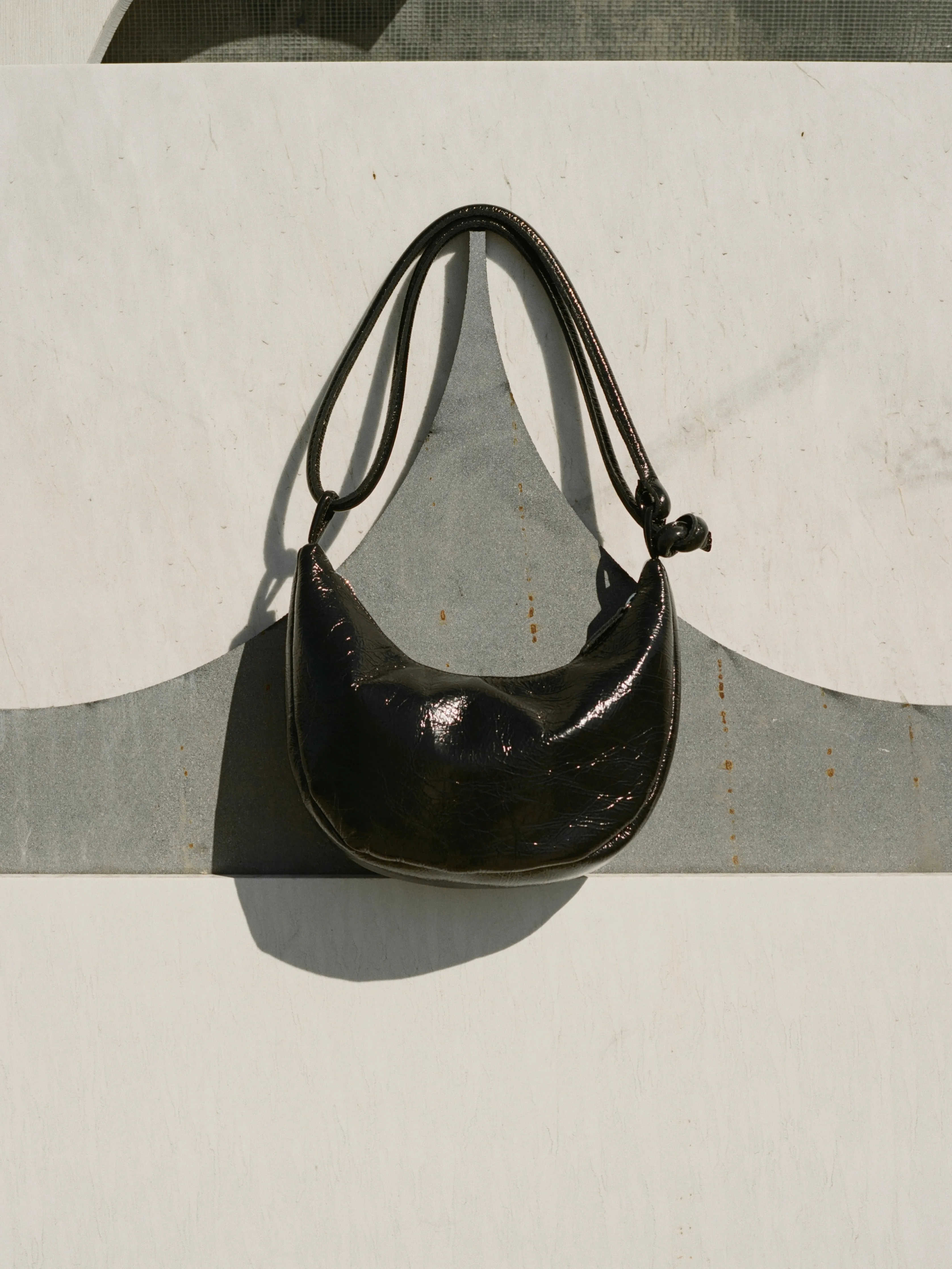 Bow in Stone Crinkle Patent / Archive Sale sold by Are Studio product image thumbnail 2