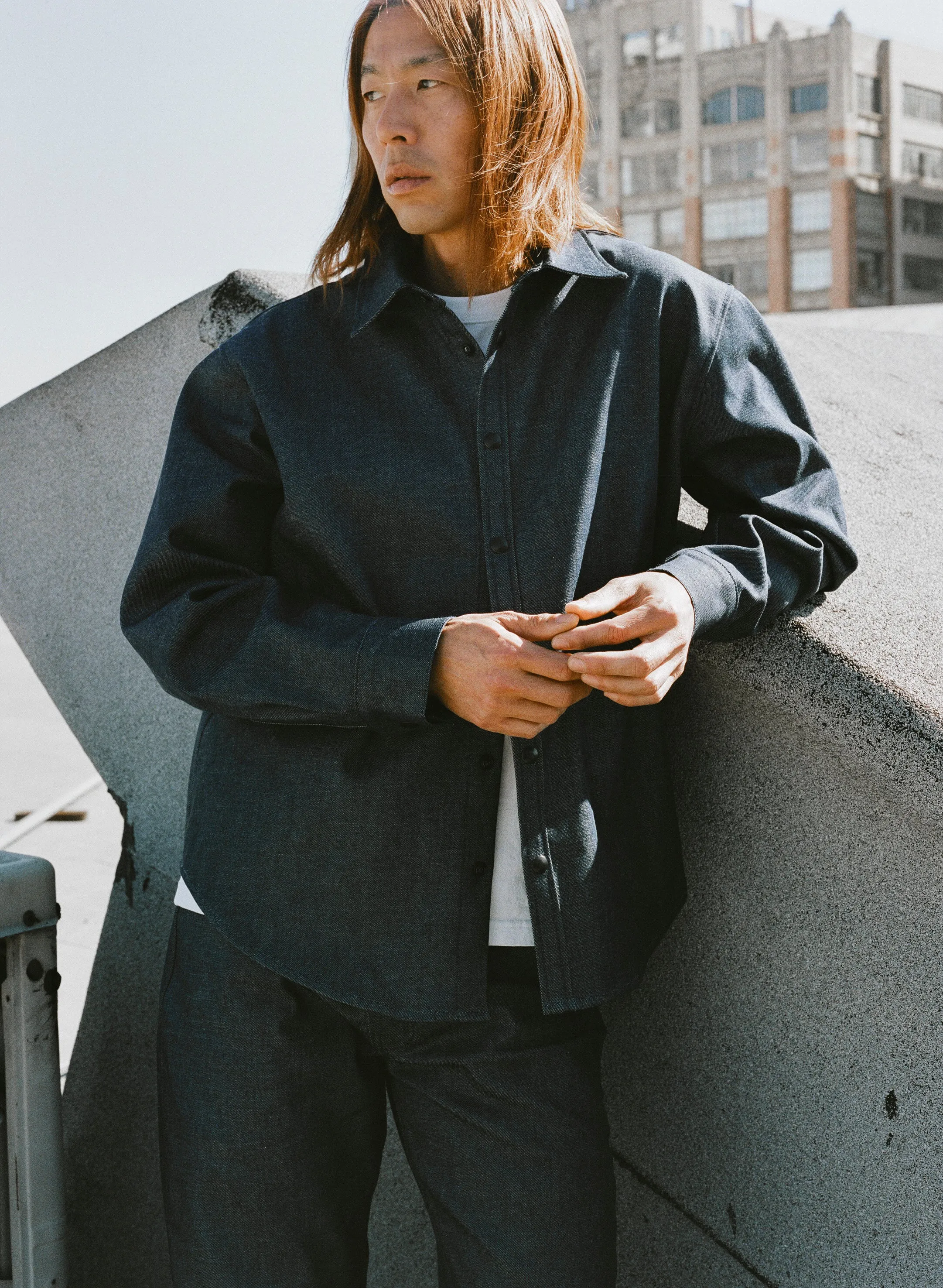 AS x LM Denim Studio Shirt sold by Are Studio