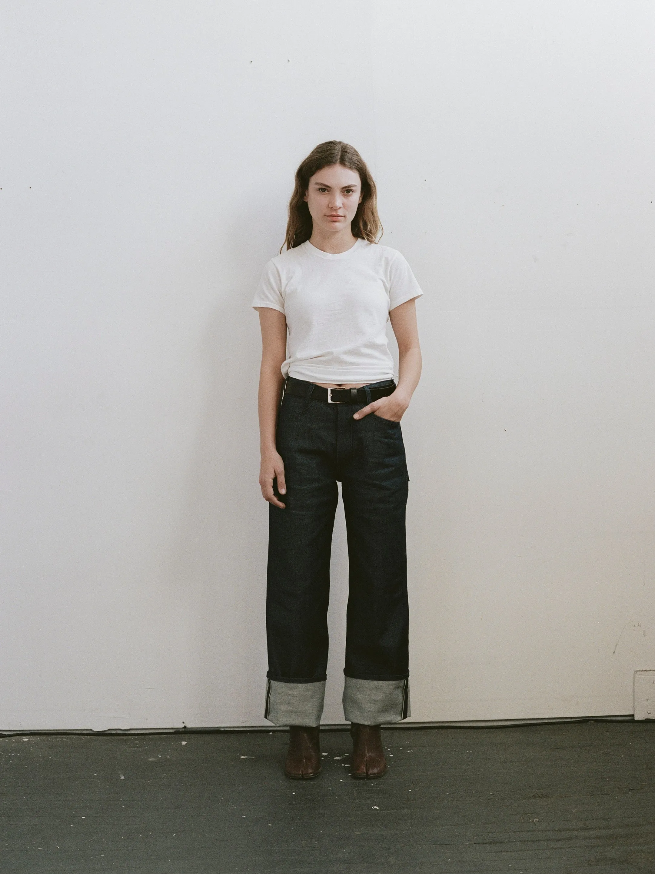 AS x LM Denim Swoop Jeans sold by Are Studio product image thumbnail 5