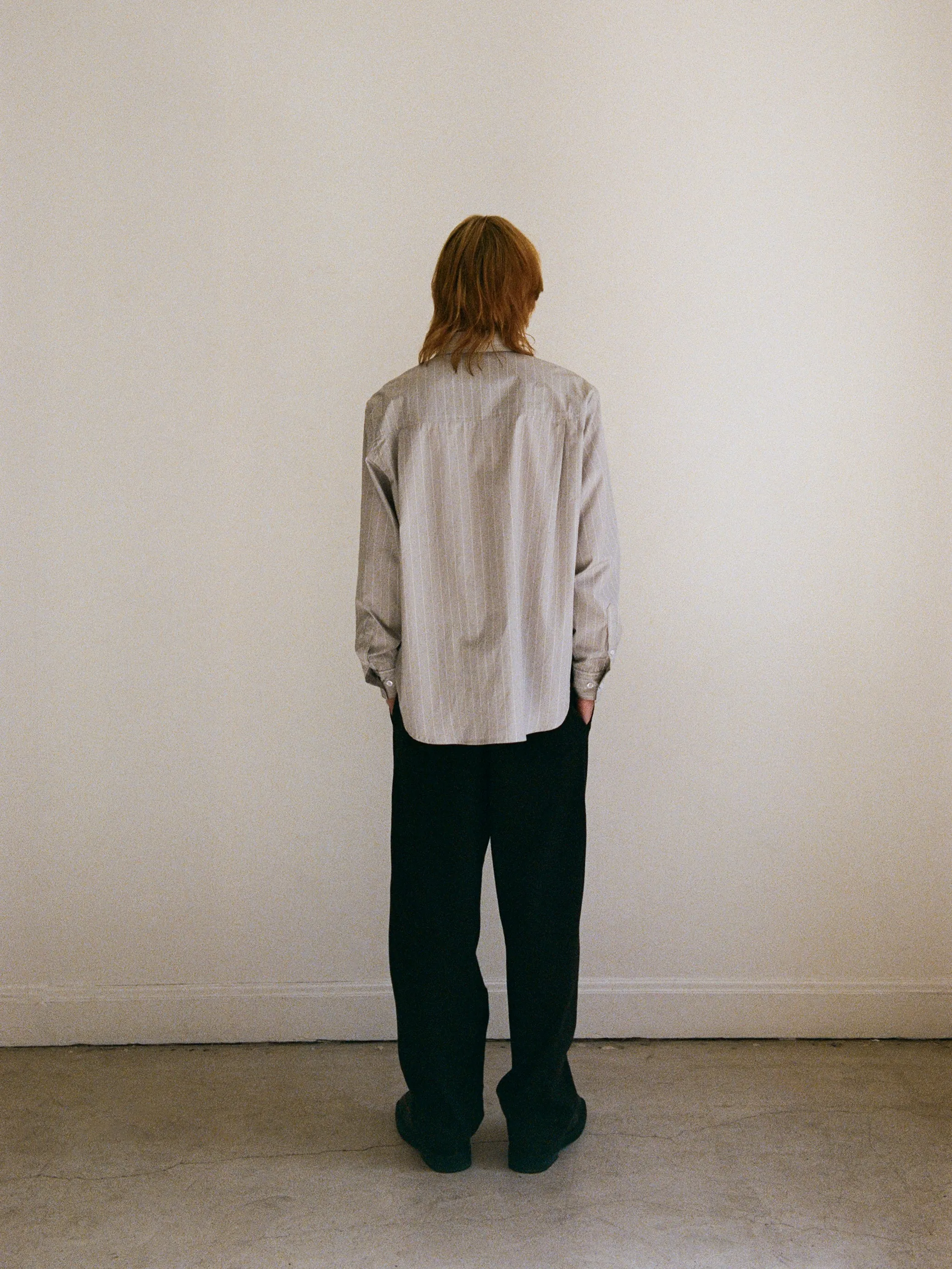The Studio Shirt in Oyster Stripe sold by Are Studio product image thumbnail 5