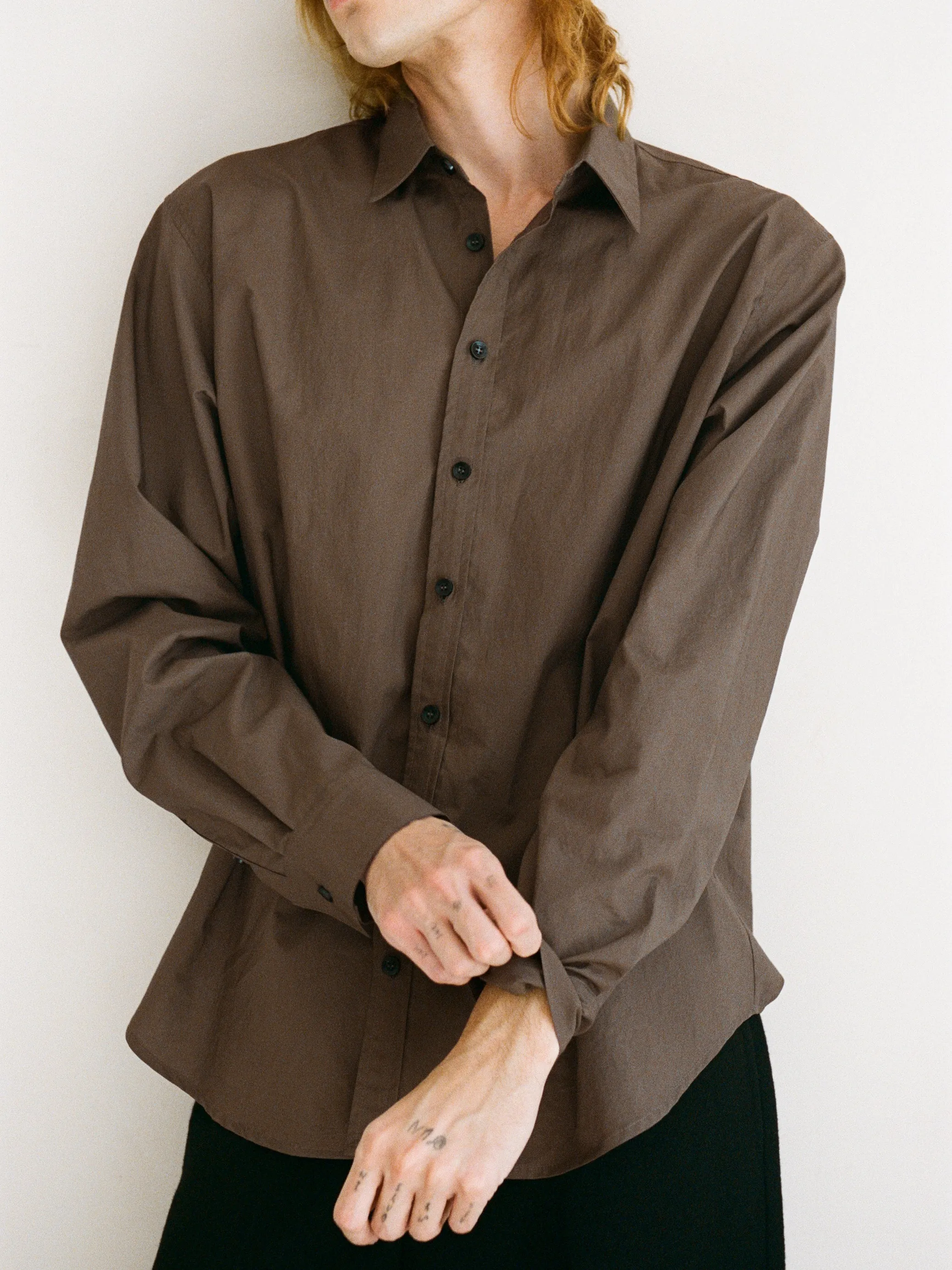 The Studio Shirt in Bay Brown sold by Are Studio product image thumbnail 4