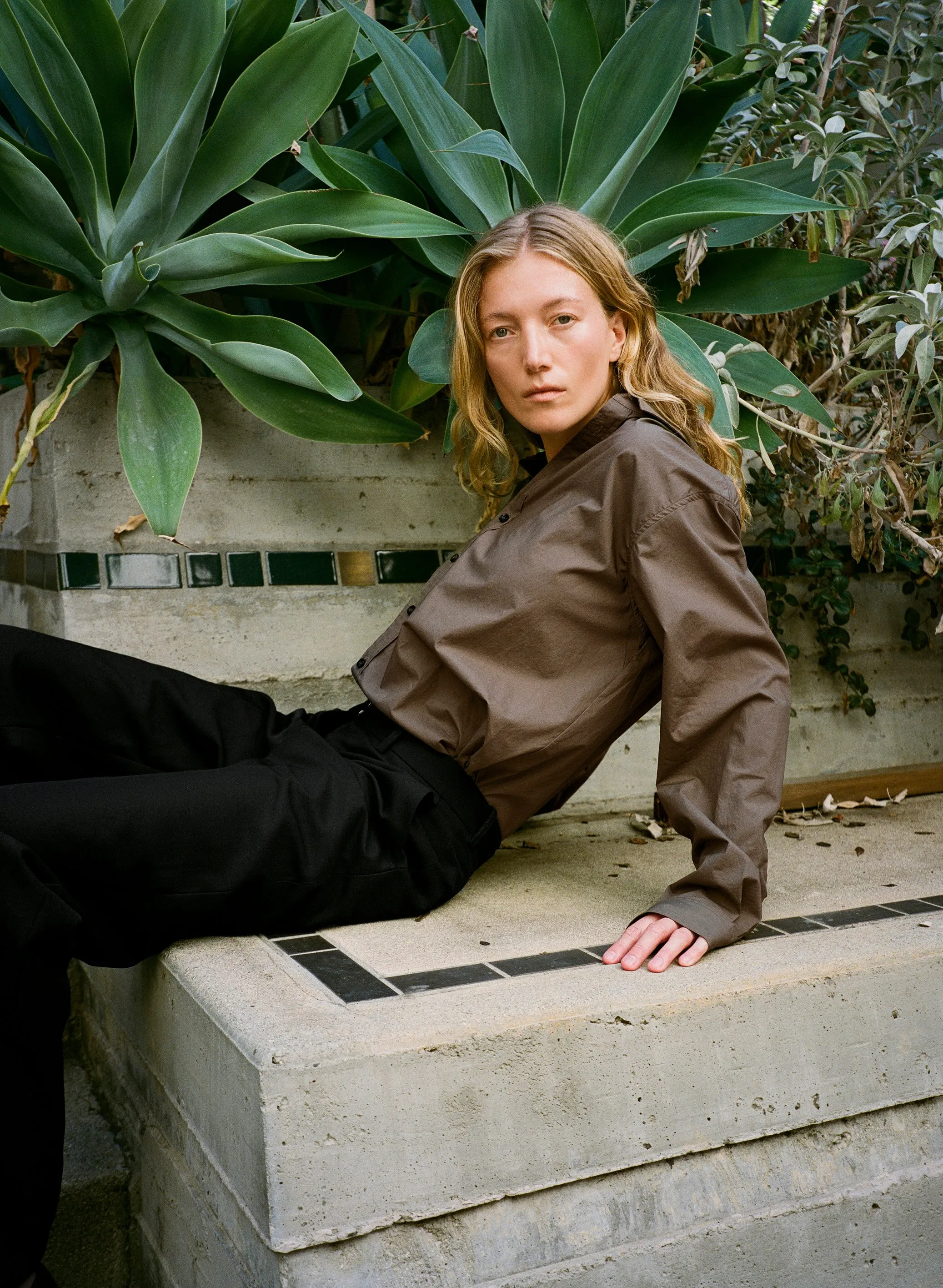 The Studio Shirt in Bay Brown sold by Are Studio product image thumbnail 2