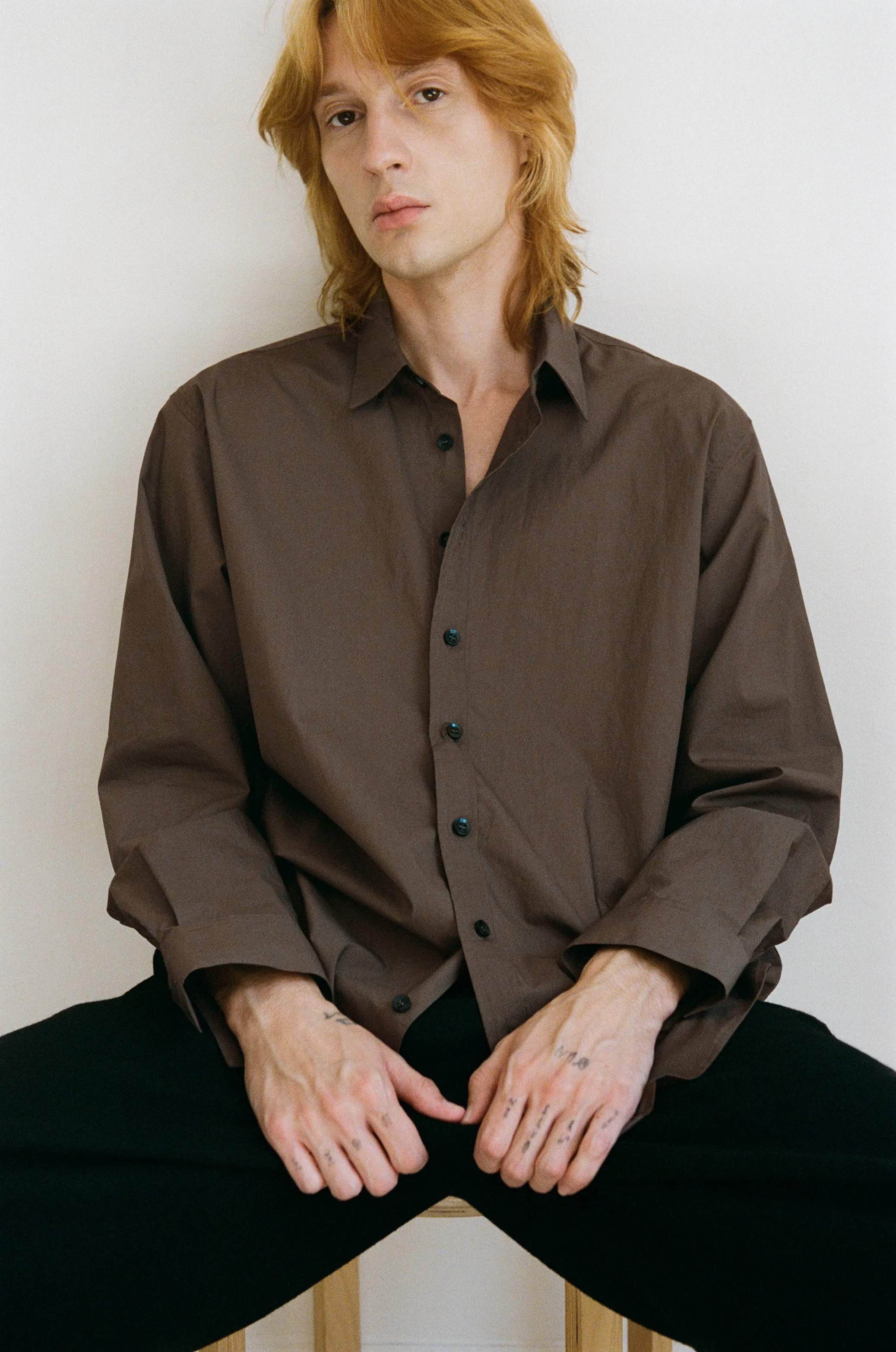 The Studio Shirt in Bay Brown sold by Are Studio product image thumbnail 3