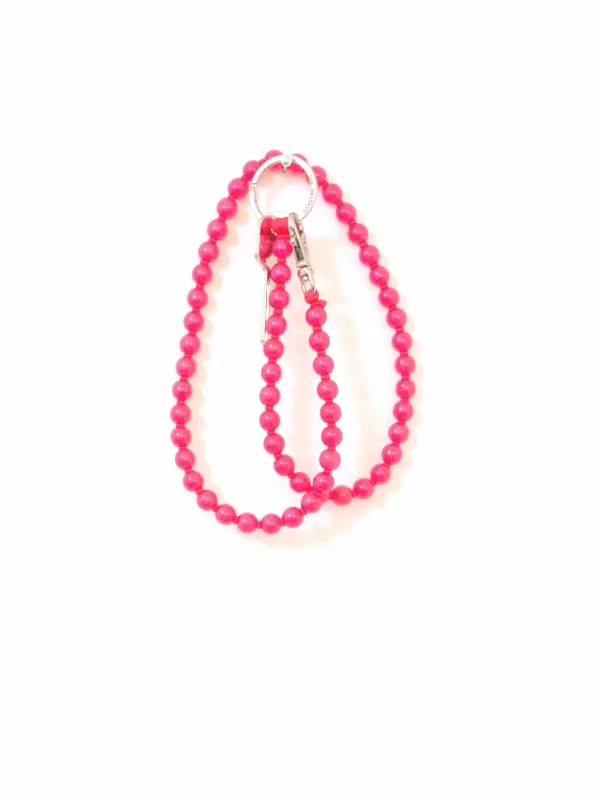 Perlen long, neonpink made by Ina.seifart