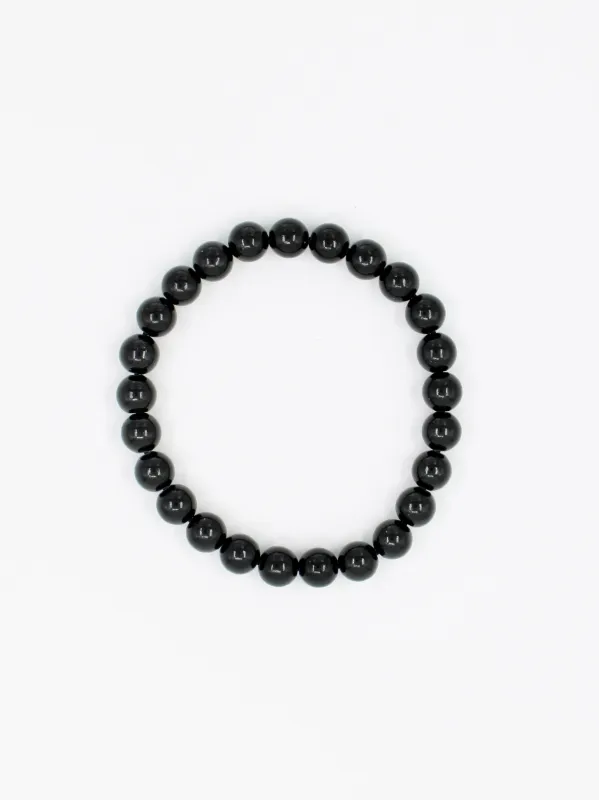 Big Perlen necklace, black made by Ina.seifart