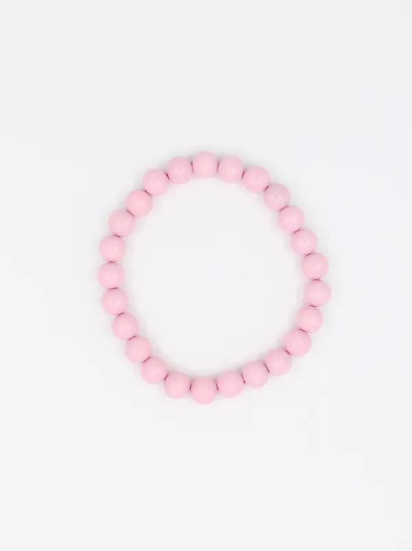 Big Perlen necklace, pastelrose made by Ina.seifart