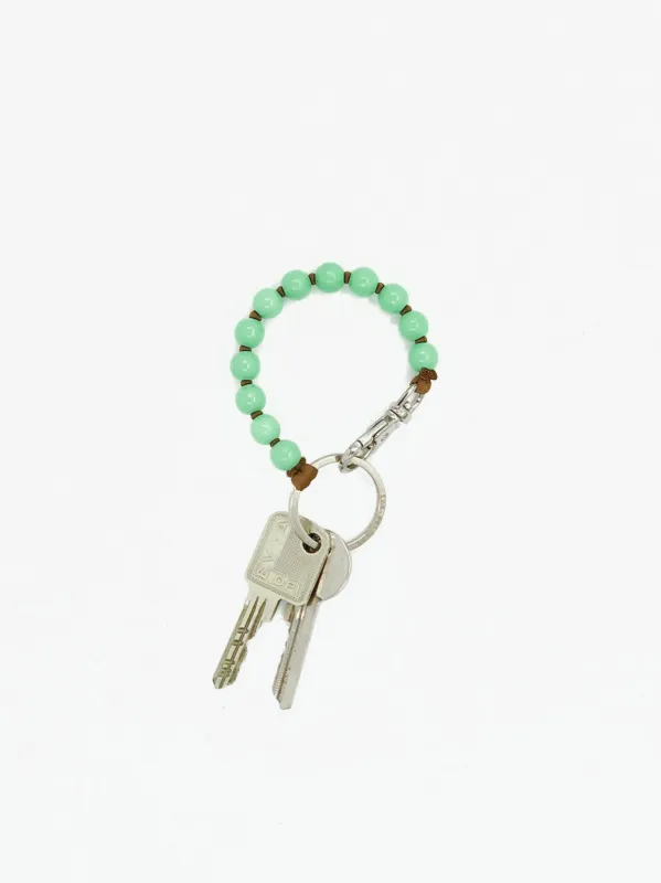 Perlen short, pastelgreen-mocca made by Ina.seifart