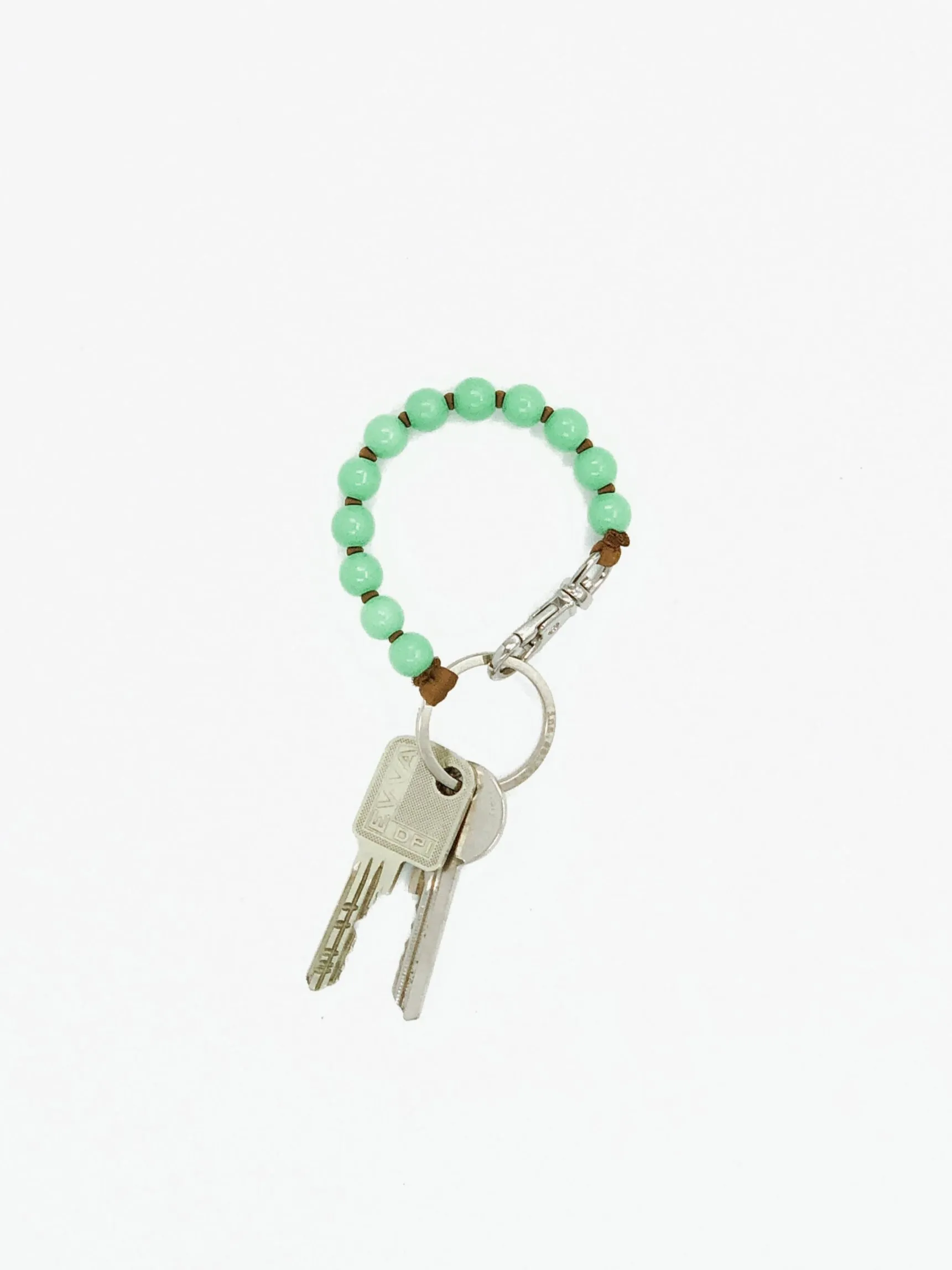 Perlen short, pastelgreen-mocca sold by Ina.seifart