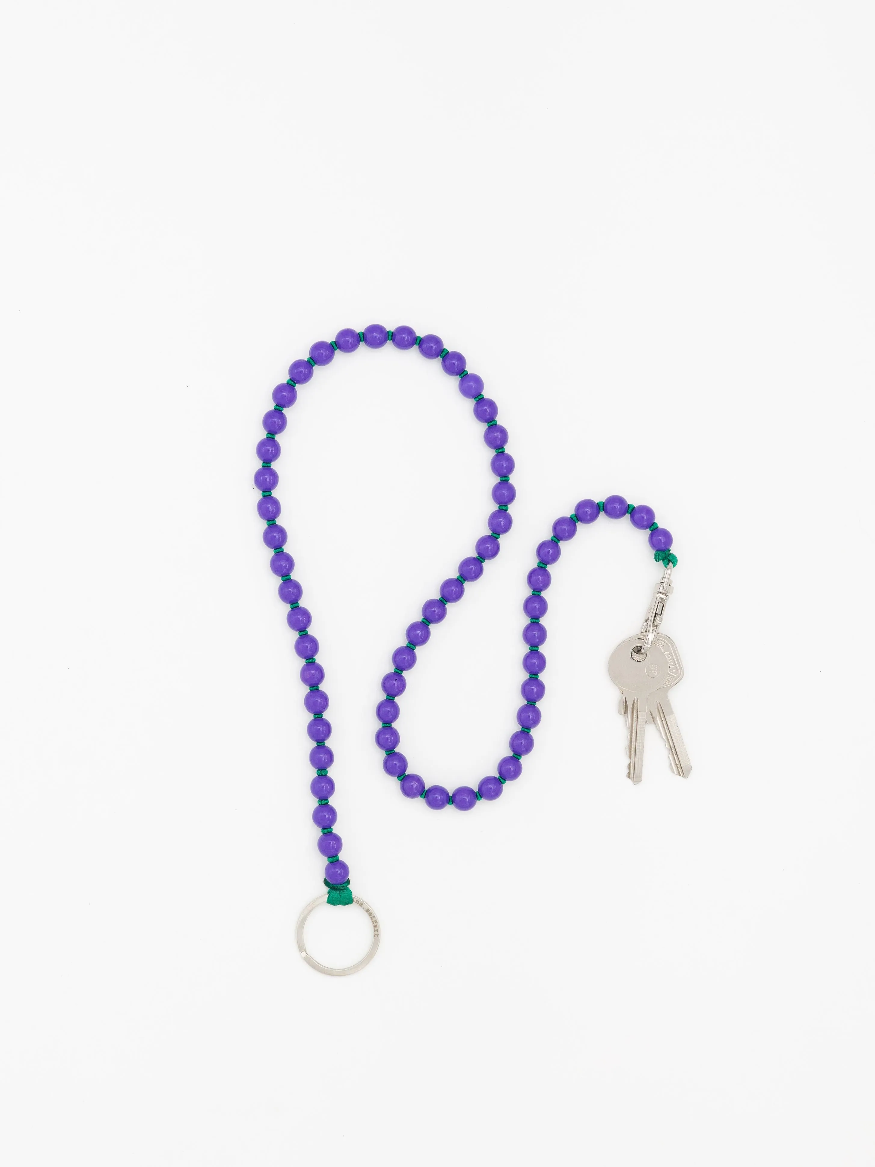 Perlen long, purple - darkgreen sold by Ina.seifart