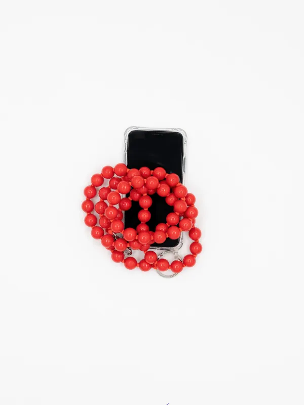 BIG Handykette, red made by Ina.seifart