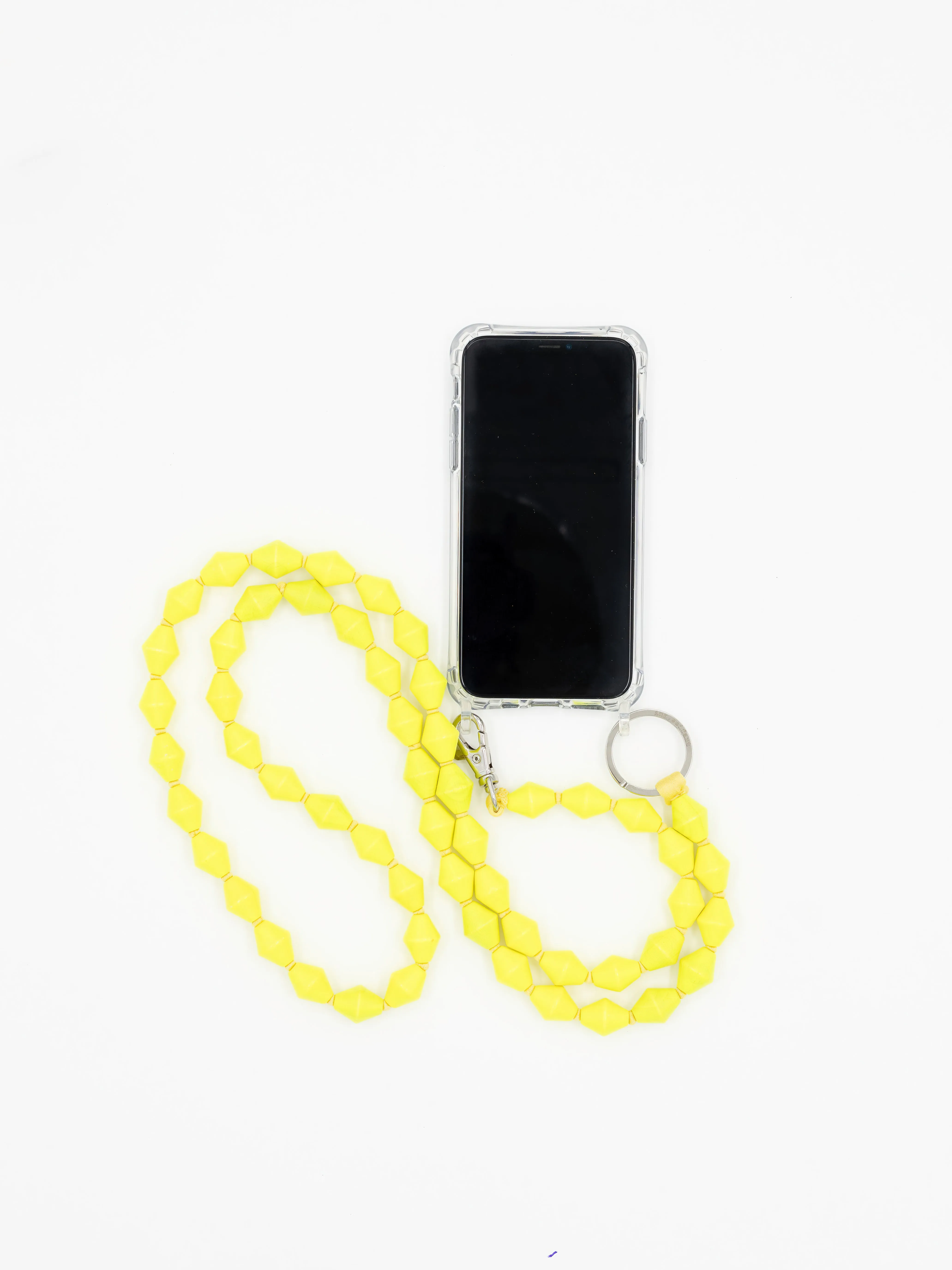 Zickzack Handykette, neonyellow sold by Ina.seifart