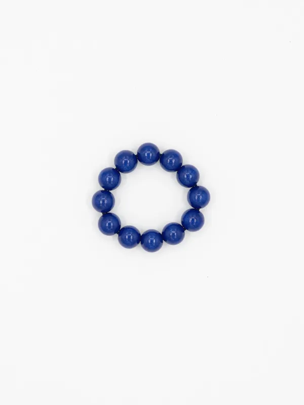 Big Perlen bracelet, blue made by Ina.seifart