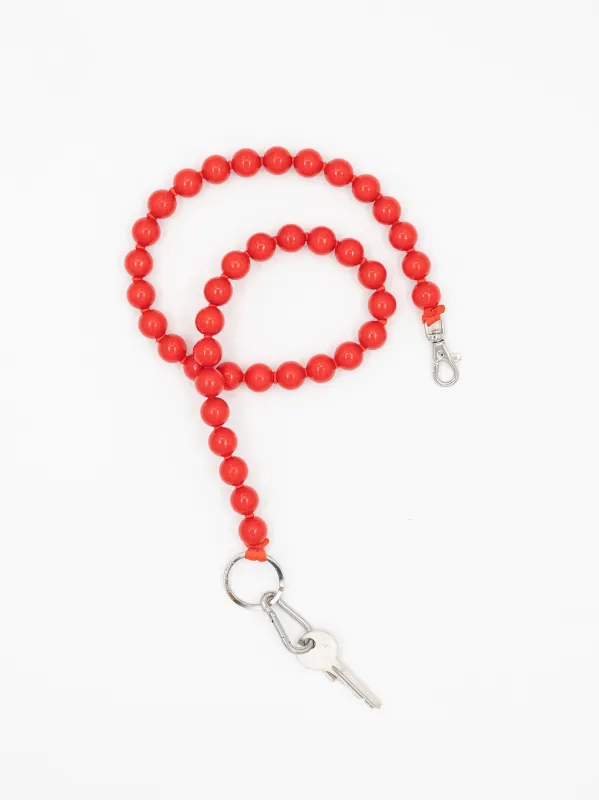 BIG Perlen long, red made by Ina.seifart