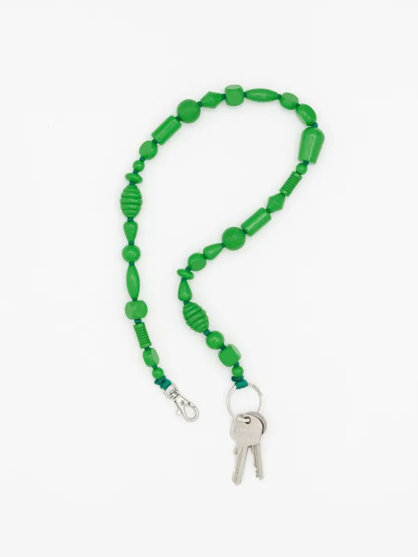 Perlenmix long, green made by Ina.seifart