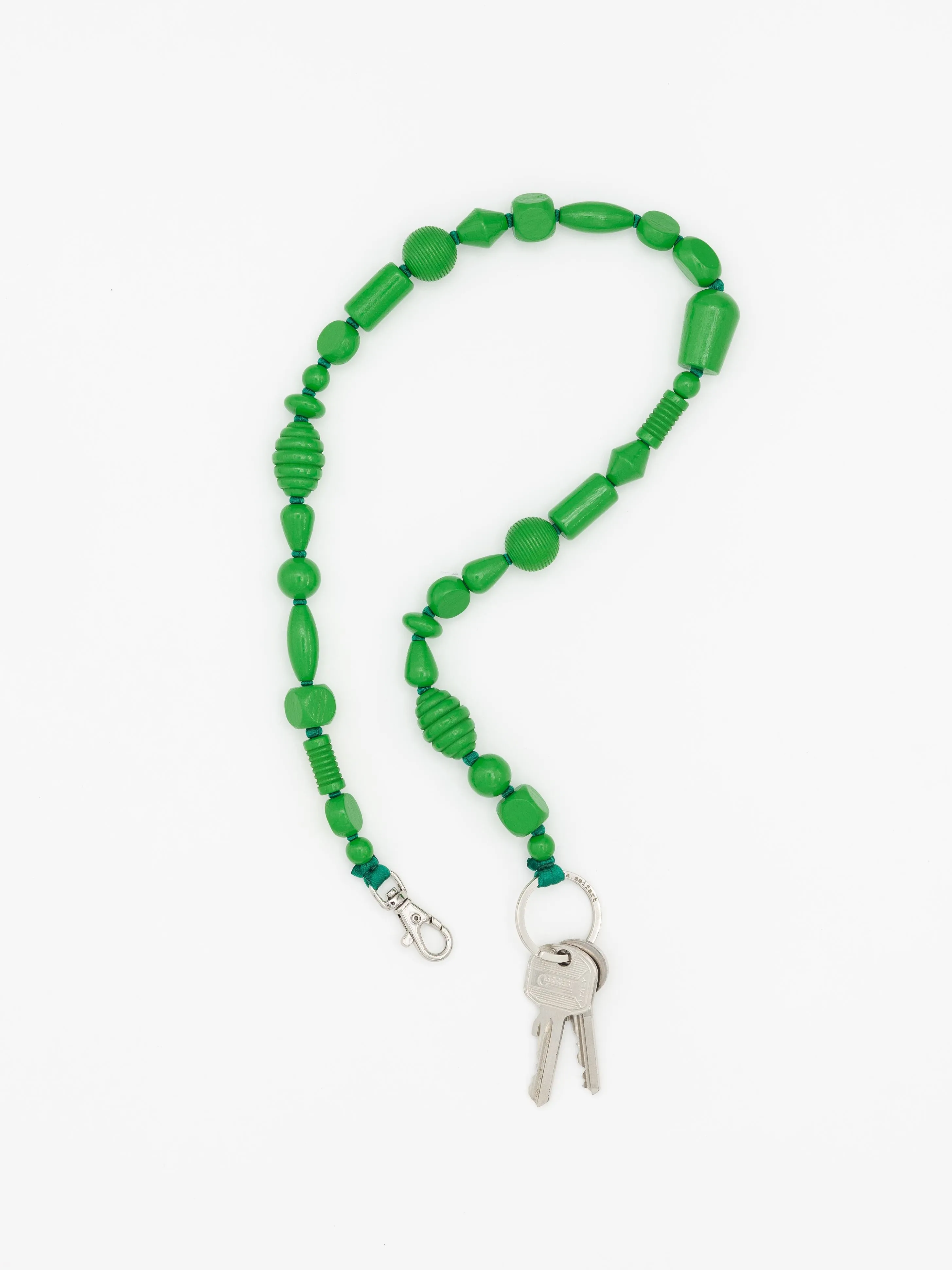 Perlenmix long, green sold by Ina.seifart