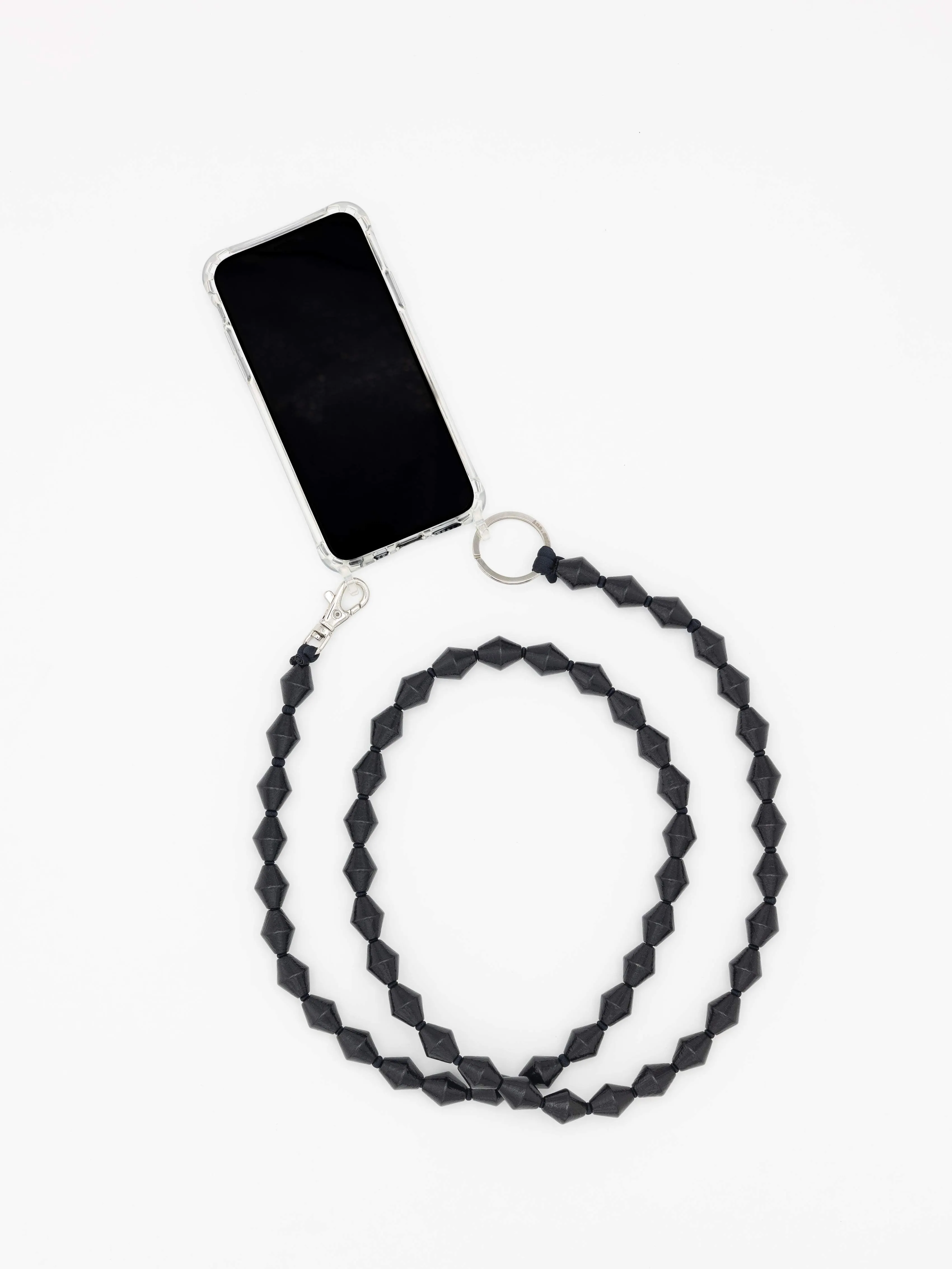 Zickzack Handykette, black sold by Ina.seifart