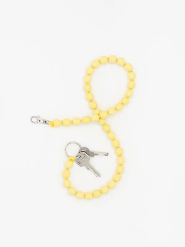 BIG Perlen long, pastelyellow made by Ina.seifart