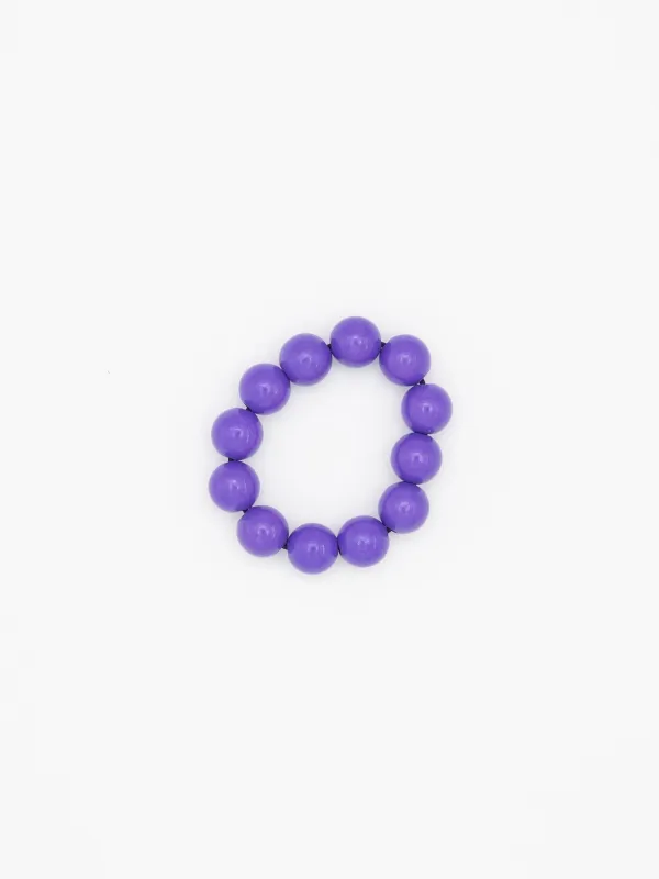Big Perlen bracelet, purple made by Ina.seifart