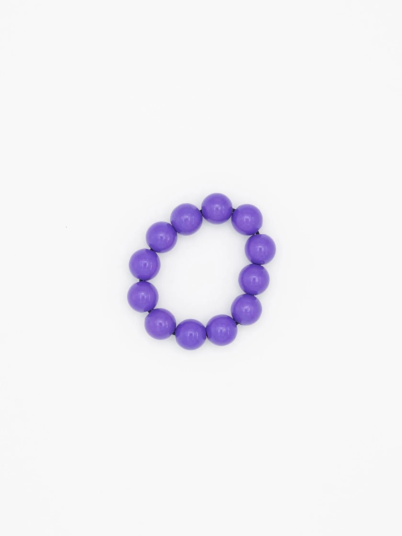 Big Perlen bracelet, purple sold by Ina.seifart