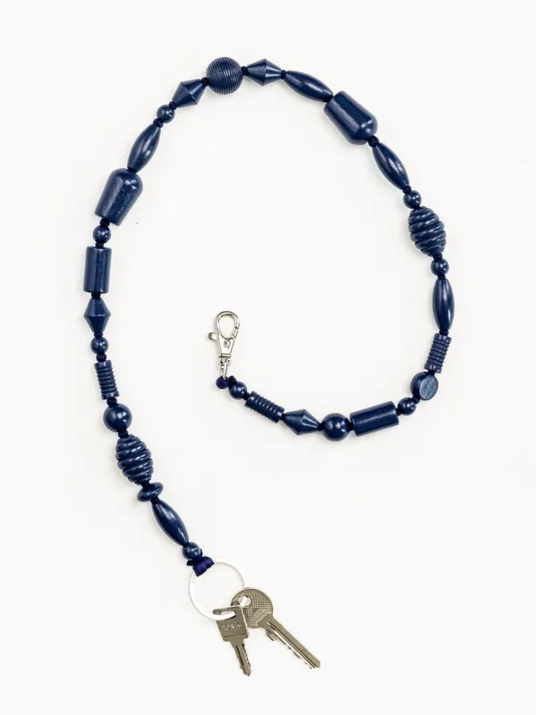 Perlenmix long, blueberry made by Ina.seifart