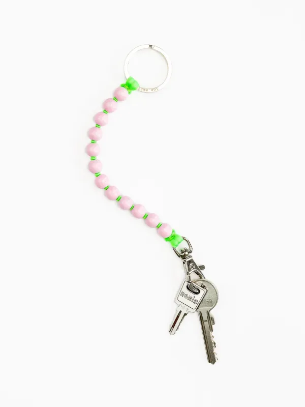 Perlen short, pastelrose - neongreen made by Ina.seifart