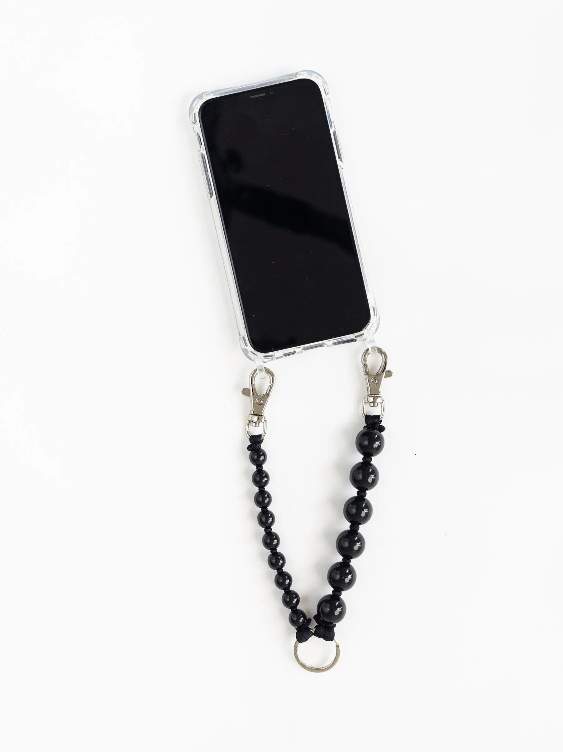 Doppelhandykette short, black - black sold by Ina.seifart
