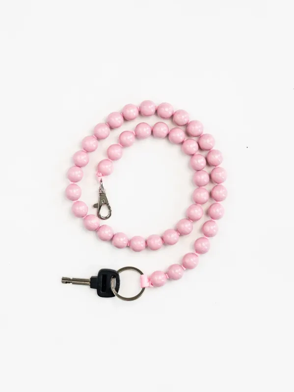 BIG Perlen long, pastelrose made by Ina.seifart