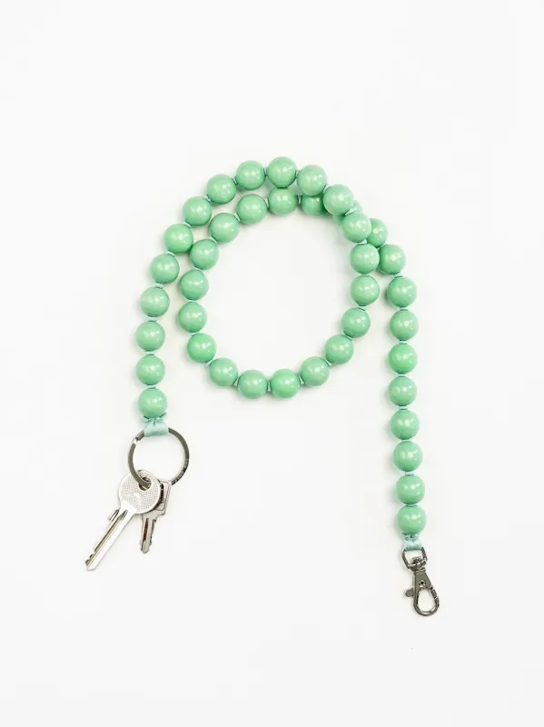 BIG Perlen long, pastelgreen made by Ina.seifart