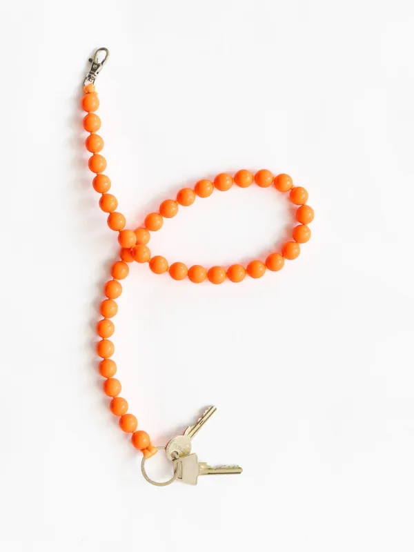 BIG Perlen long, neonorange made by Ina.seifart