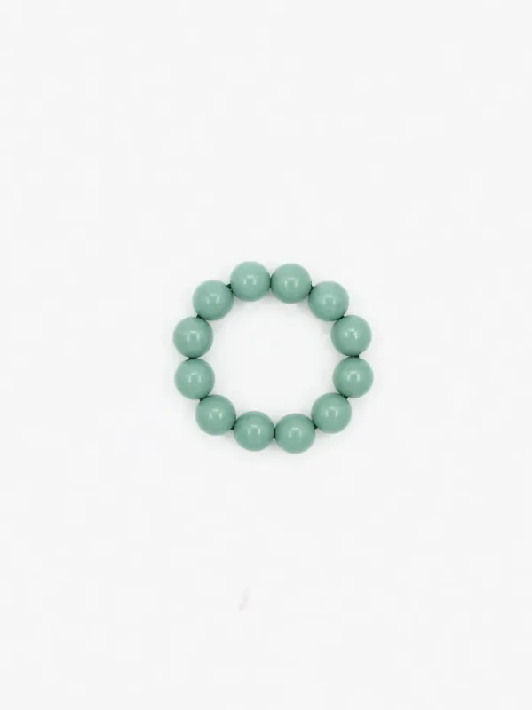 Big Perlen bracelet, salvia made by Ina.seifart