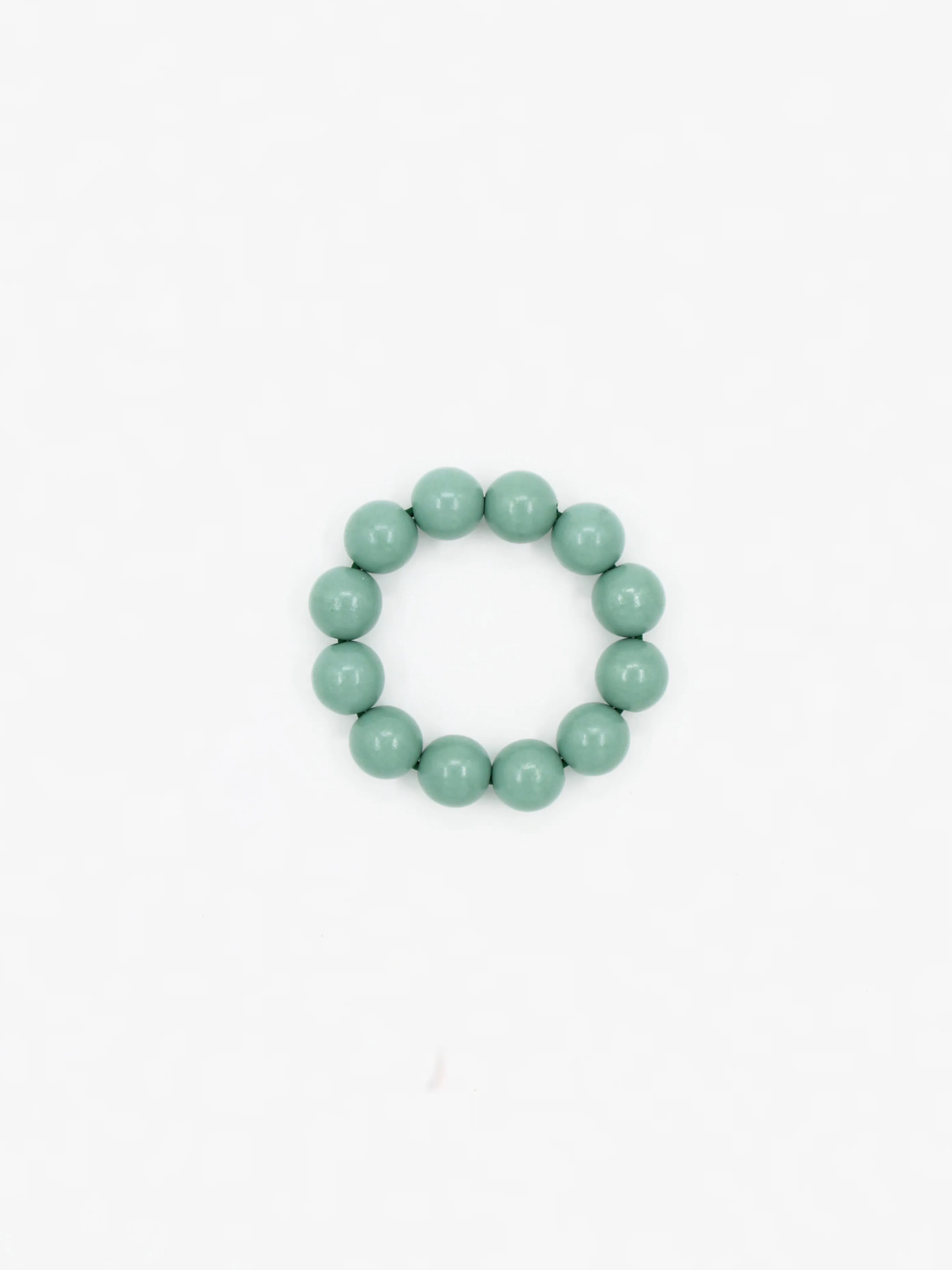 Big Perlen bracelet, salvia sold by Ina.seifart