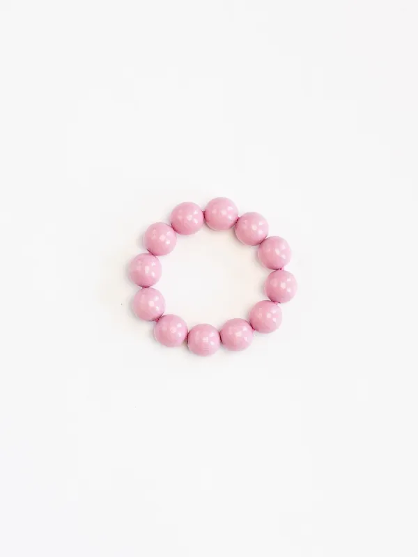 Big Perlen bracelet, pastelrose made by Ina.seifart