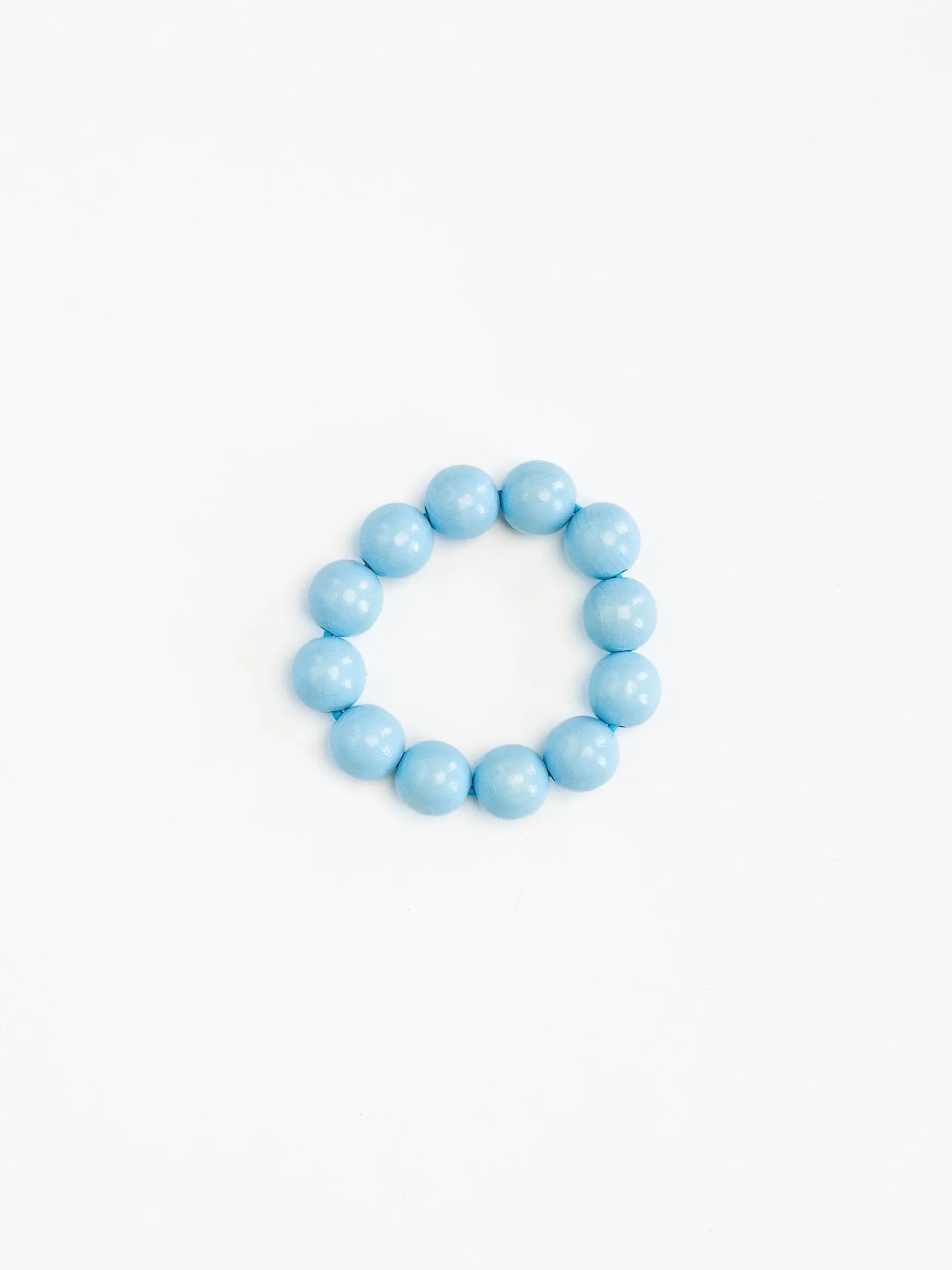 Big Perlen bracelet, pastelblue sold by Ina.seifart