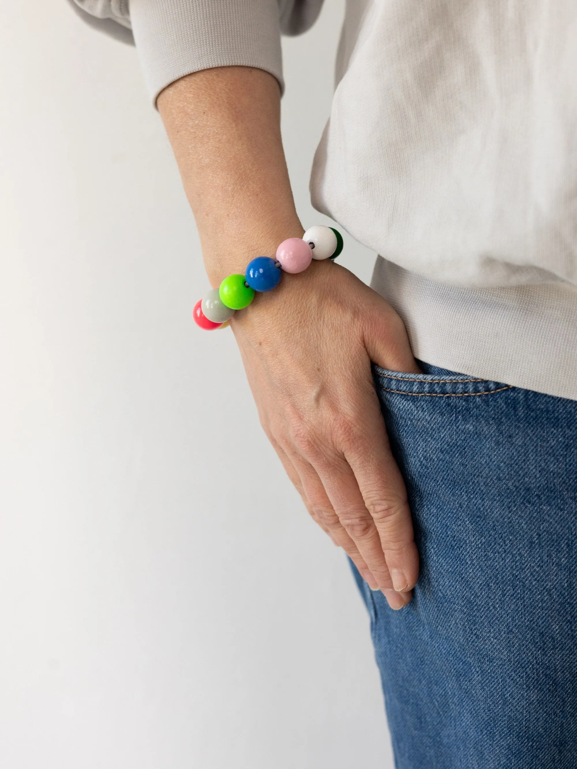 Big Perlen bracelet, multimix sold by Ina.seifart