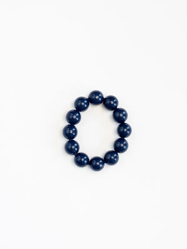 Big Perlen bracelet, blueberry made by Ina.seifart