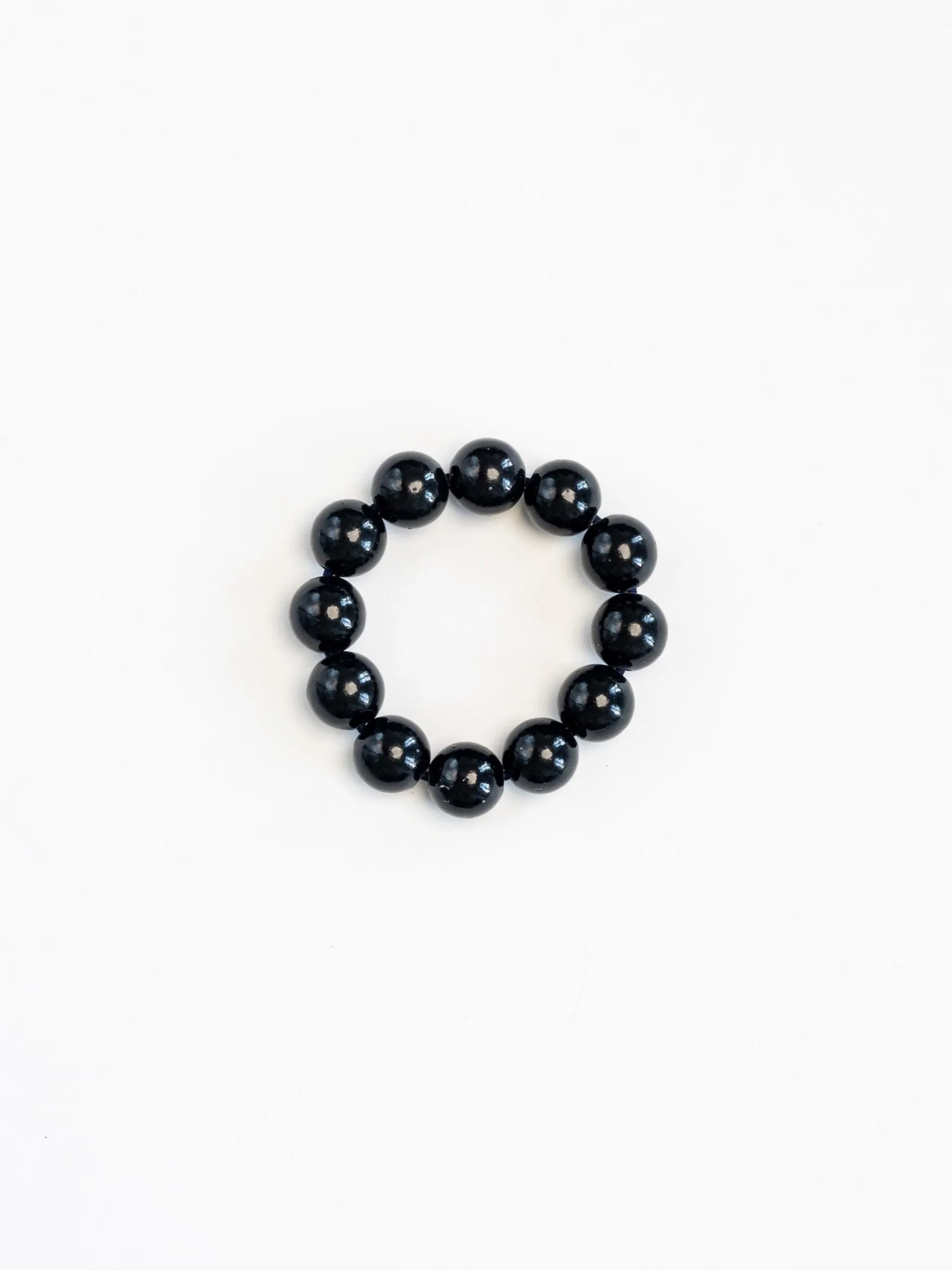 Big Perlen bracelet, black sold by Ina.seifart