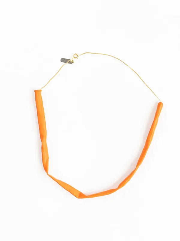 Ballonkette, gold - orange made by Ina.seifart