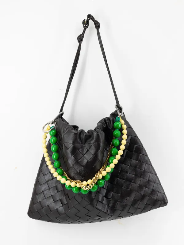 Bag Charm Zoe, green-butter made by Ina.seifart