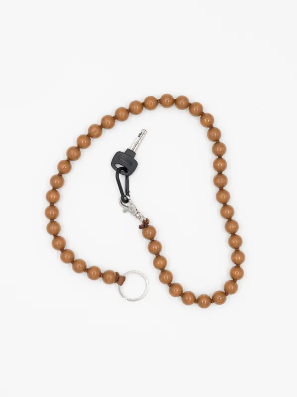 BIG Perlen long, mocca - 25 made by Ina.seifart