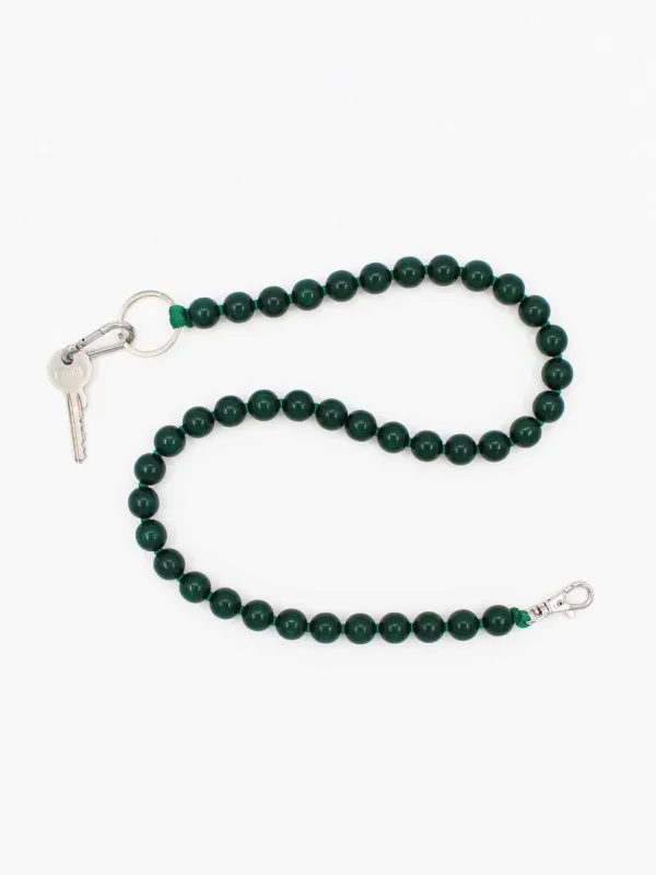 BIG Perlen long, darkgreen made by Ina.seifart