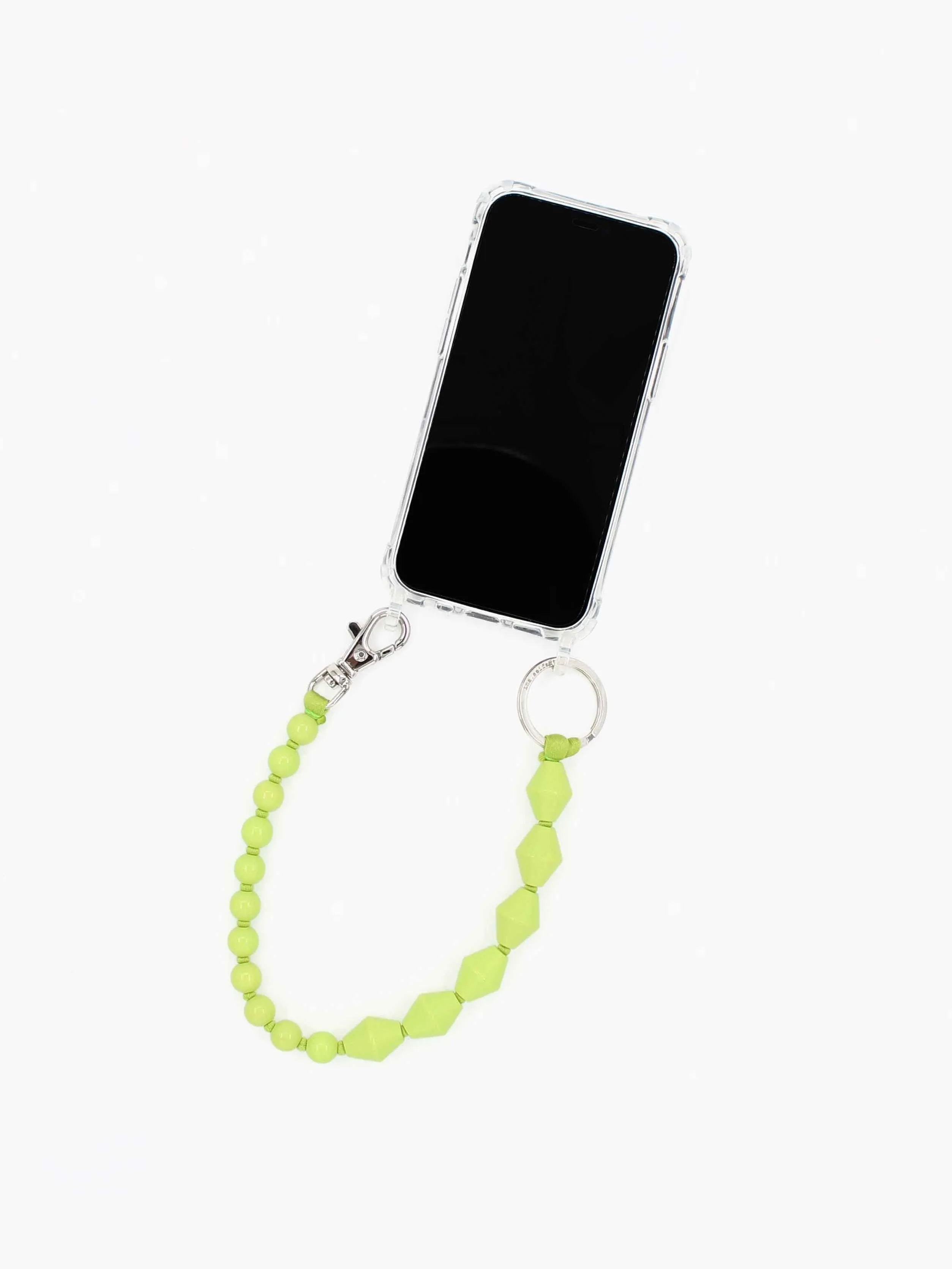 Perlenzickzack Short, lime sold by Ina.seifart