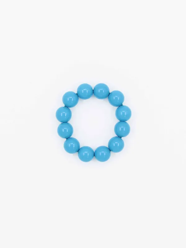 Big Perlen bracelet, sky made by Ina.seifart