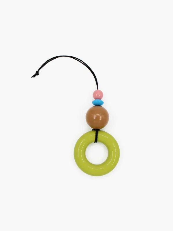 Bag Charm Neena, lime made by Ina.seifart