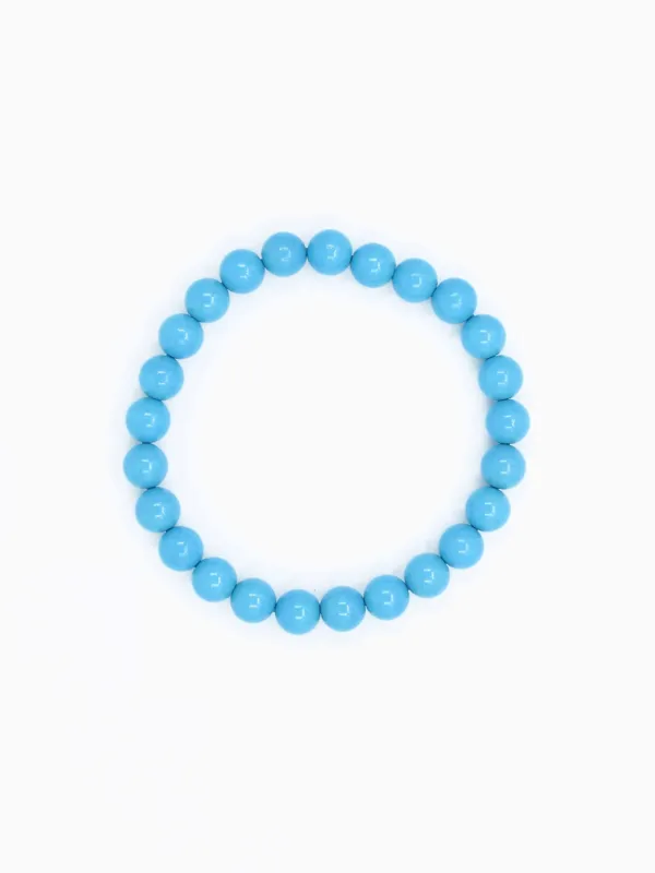 Big Perlen necklace, sky made by Ina.seifart