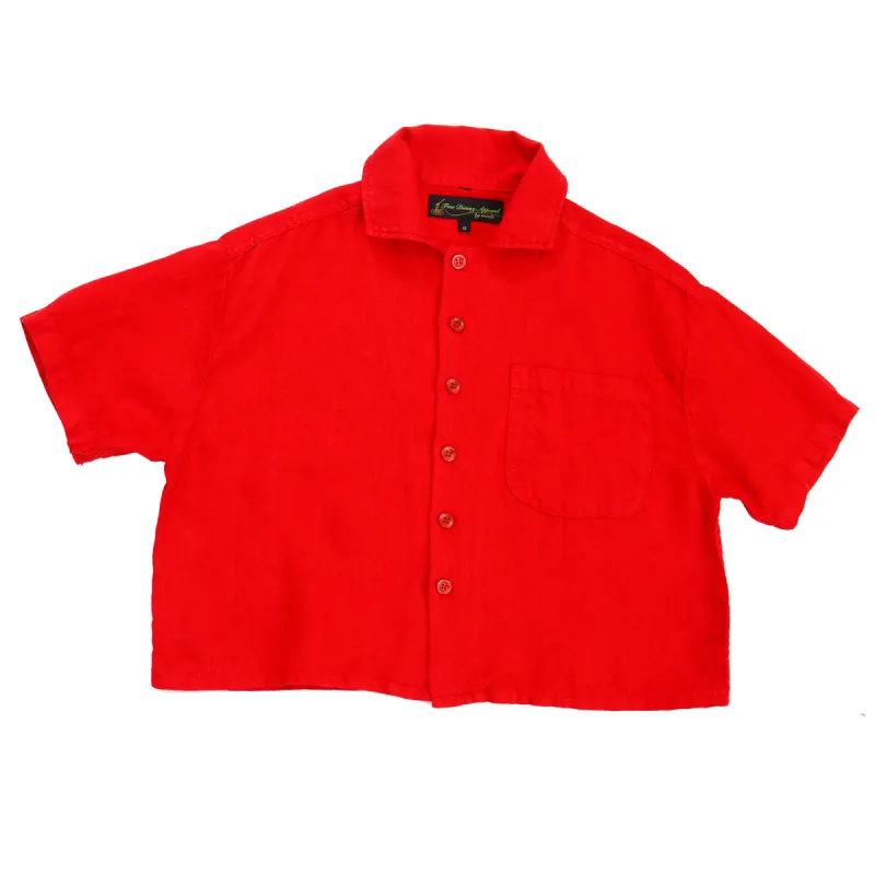 F.D.A Tomato Linen Work Shirt *FINAL SALE made by MEALS