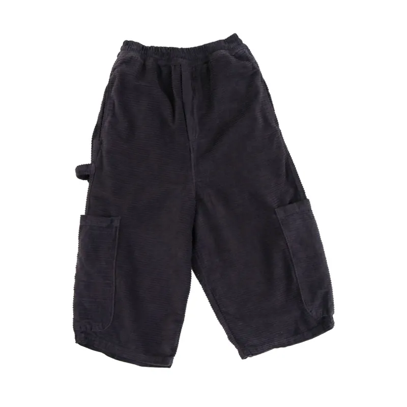 OOPS* Black Sesame Horizontal Corduroy WAITER SHORTS *FINAL SALE sold by MEALS