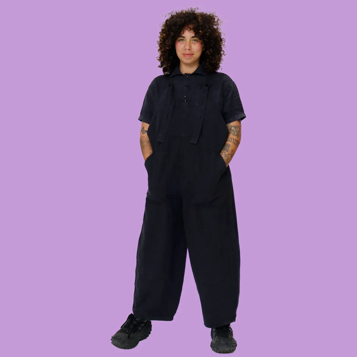 Black Sesame Overalls sold by MEALS product image thumbnail 4